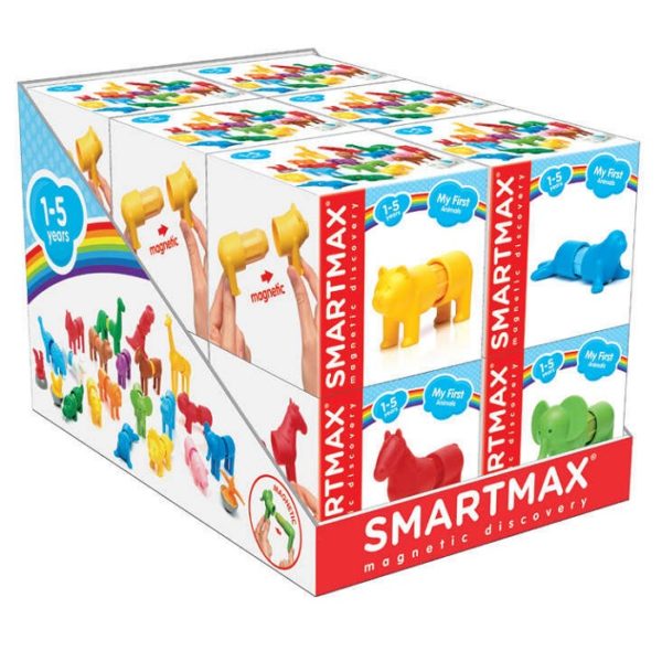 ΠλήρεςΕκπαιδευτικό Παιχνίδι SmartMax κατασκευή με μαγνήτη My First Animals (3x4) SMX151